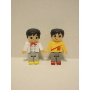 Ryans World Ryan Action Figures Yellow Shirt and Chef Outfit Lot of 2 2.5 Inch